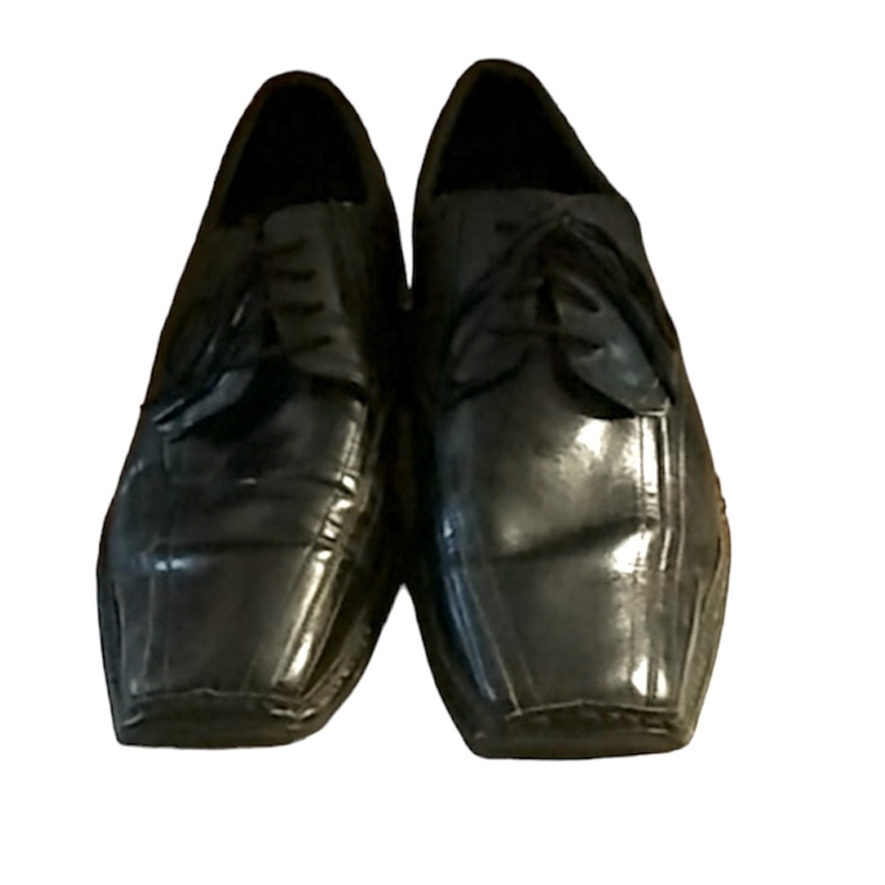 Nunn Bush NXXT Men’s Black Square Toe Dress Shoes